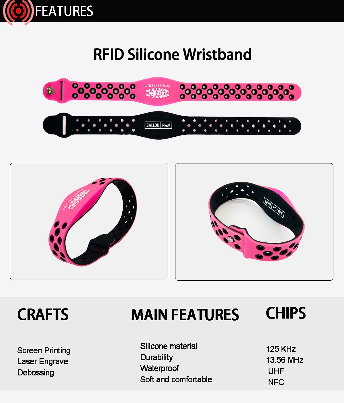 Pulseira RFID