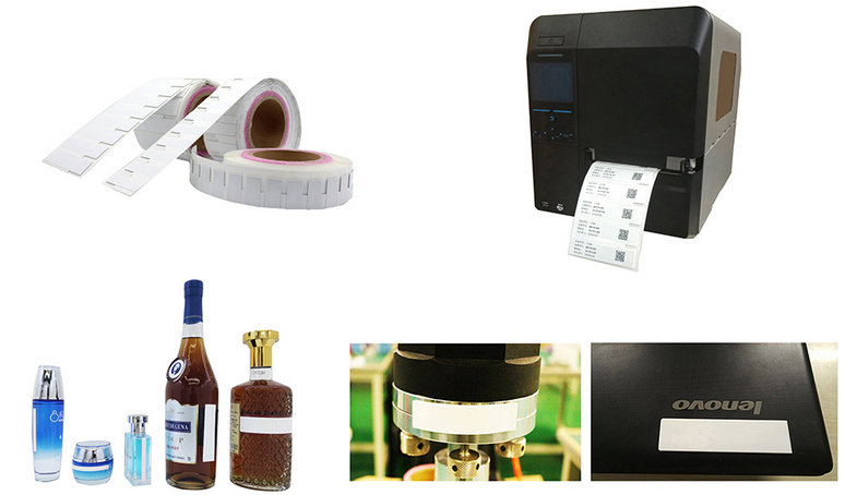 um rfid Etiqueta para cosméticos, vinho, ativos de metal e não-metal Itens